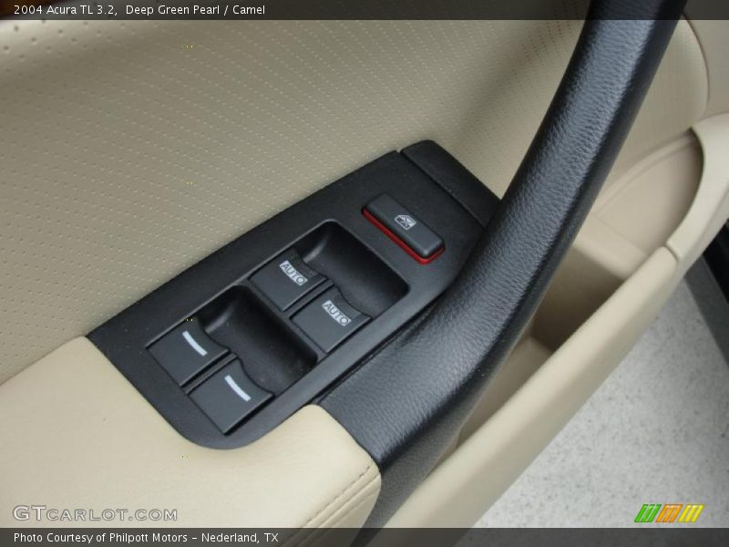 Deep Green Pearl / Camel 2004 Acura TL 3.2