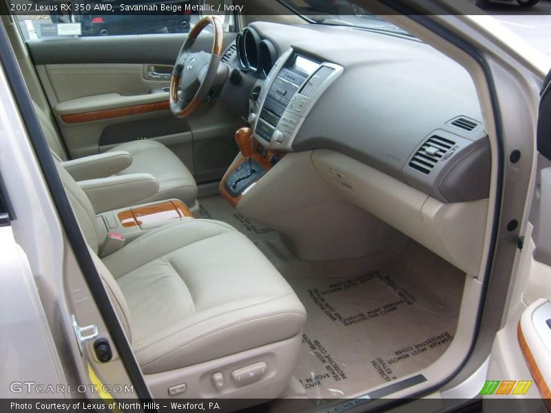 Savannah Beige Metallic / Ivory 2007 Lexus RX 350 AWD