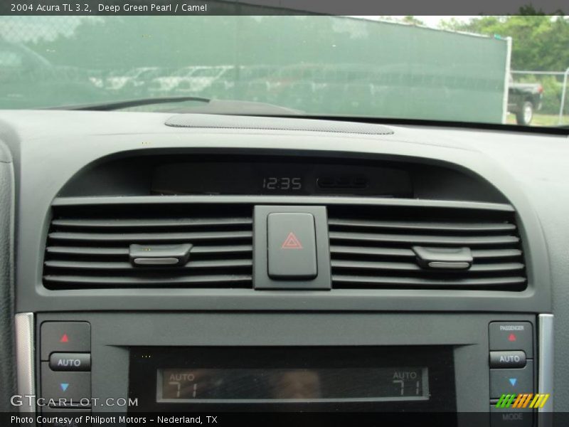 Deep Green Pearl / Camel 2004 Acura TL 3.2
