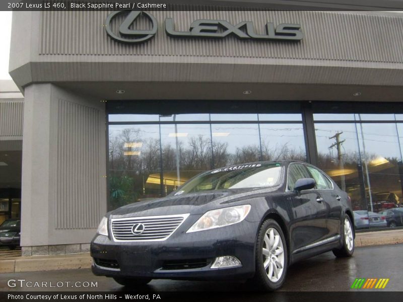 Black Sapphire Pearl / Cashmere 2007 Lexus LS 460