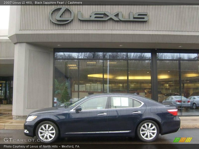 Black Sapphire Pearl / Cashmere 2007 Lexus LS 460