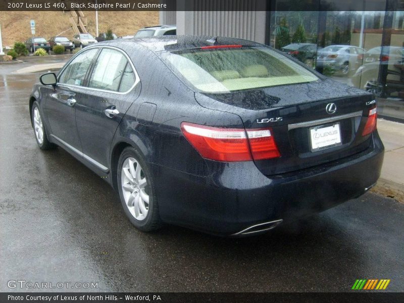 Black Sapphire Pearl / Cashmere 2007 Lexus LS 460