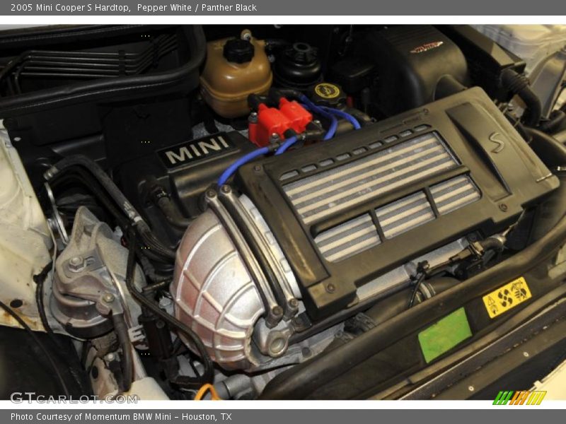 Pepper White / Panther Black 2005 Mini Cooper S Hardtop