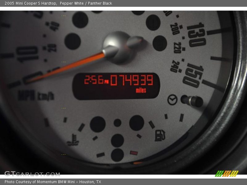 Pepper White / Panther Black 2005 Mini Cooper S Hardtop