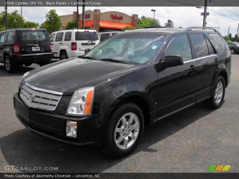 Black Raven / Cashmere/Cocoa 2008 Cadillac SRX V6