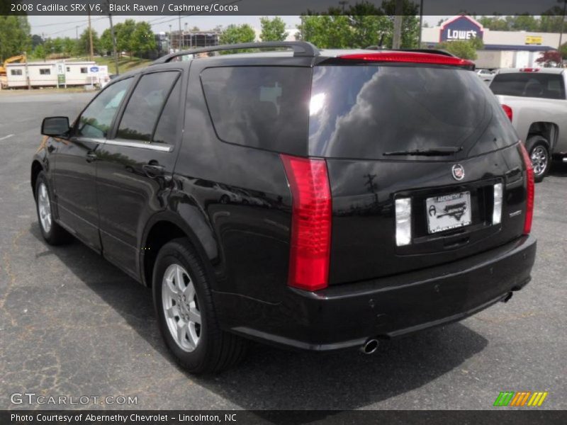 Black Raven / Cashmere/Cocoa 2008 Cadillac SRX V6