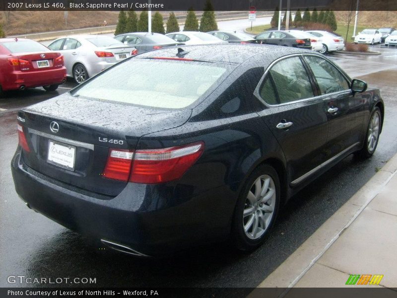 Black Sapphire Pearl / Cashmere 2007 Lexus LS 460