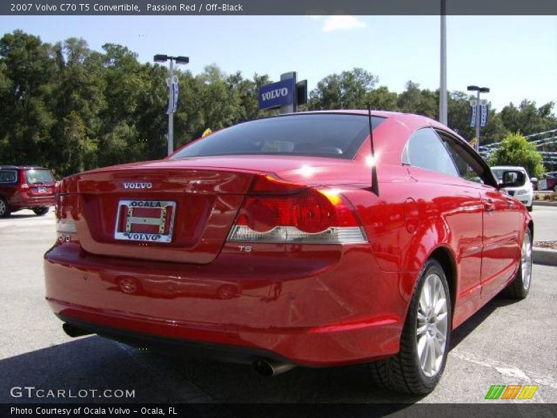 Passion Red / Off-Black 2007 Volvo C70 T5 Convertible