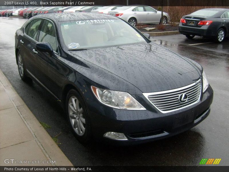 Black Sapphire Pearl / Cashmere 2007 Lexus LS 460
