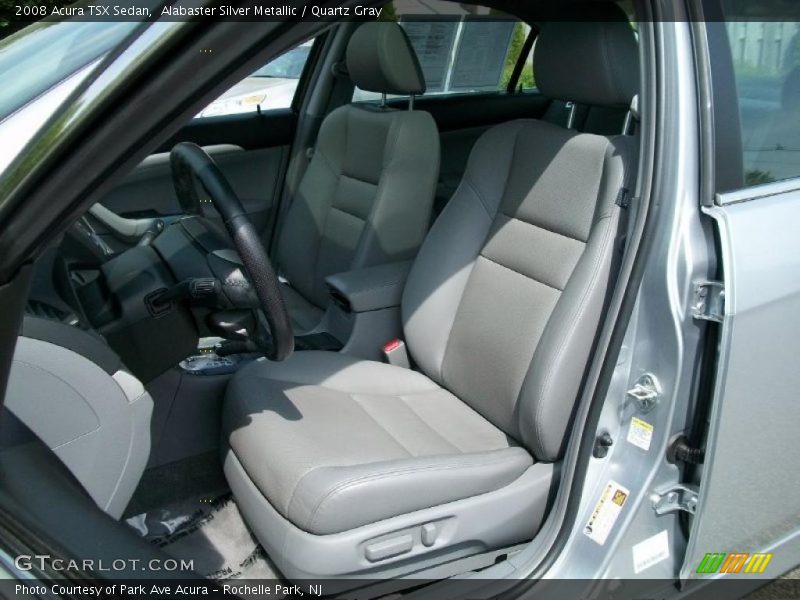 Alabaster Silver Metallic / Quartz Gray 2008 Acura TSX Sedan