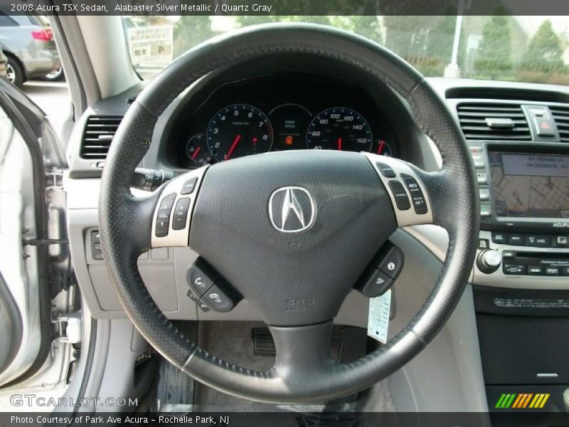 Alabaster Silver Metallic / Quartz Gray 2008 Acura TSX Sedan