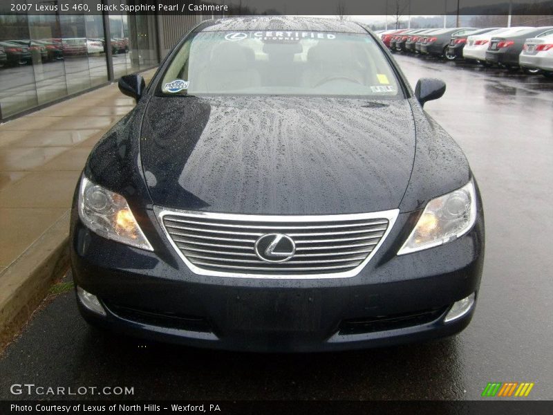 Black Sapphire Pearl / Cashmere 2007 Lexus LS 460