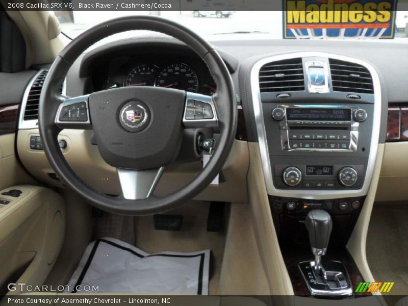 Black Raven / Cashmere/Cocoa 2008 Cadillac SRX V6