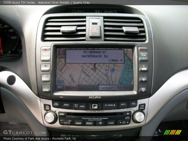 Alabaster Silver Metallic / Quartz Gray 2008 Acura TSX Sedan