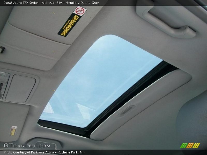 Alabaster Silver Metallic / Quartz Gray 2008 Acura TSX Sedan