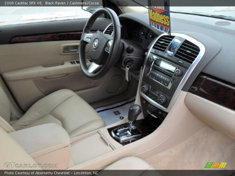 Black Raven / Cashmere/Cocoa 2008 Cadillac SRX V6