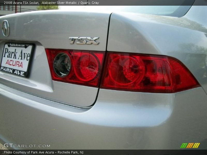 Alabaster Silver Metallic / Quartz Gray 2008 Acura TSX Sedan