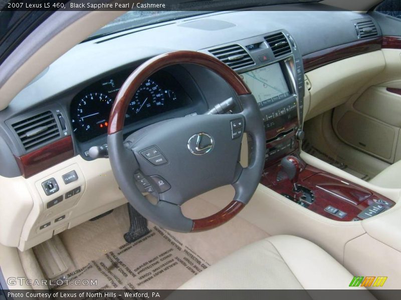 Black Sapphire Pearl / Cashmere 2007 Lexus LS 460