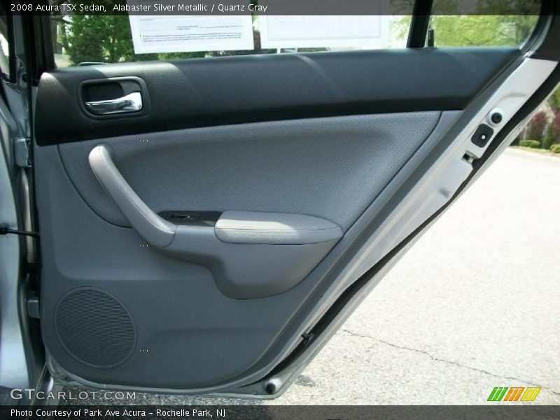 Alabaster Silver Metallic / Quartz Gray 2008 Acura TSX Sedan