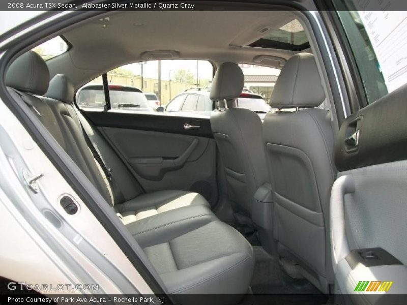 Alabaster Silver Metallic / Quartz Gray 2008 Acura TSX Sedan