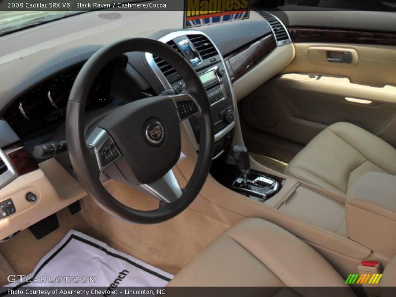 Black Raven / Cashmere/Cocoa 2008 Cadillac SRX V6