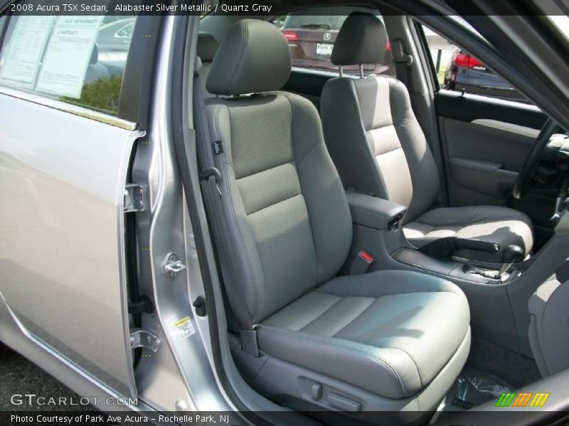 Alabaster Silver Metallic / Quartz Gray 2008 Acura TSX Sedan