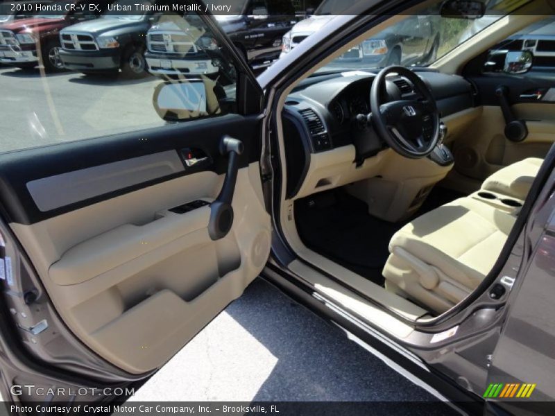 Urban Titanium Metallic / Ivory 2010 Honda CR-V EX