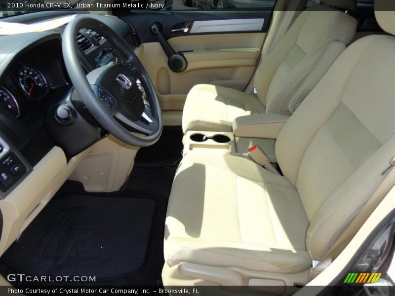Urban Titanium Metallic / Ivory 2010 Honda CR-V EX