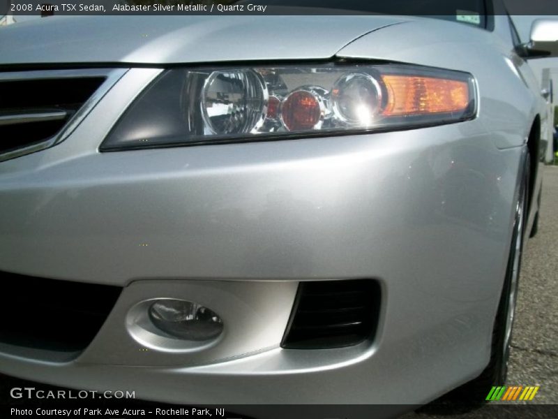 Alabaster Silver Metallic / Quartz Gray 2008 Acura TSX Sedan