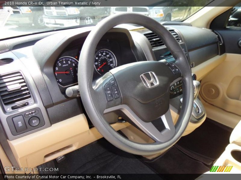 Urban Titanium Metallic / Ivory 2010 Honda CR-V EX