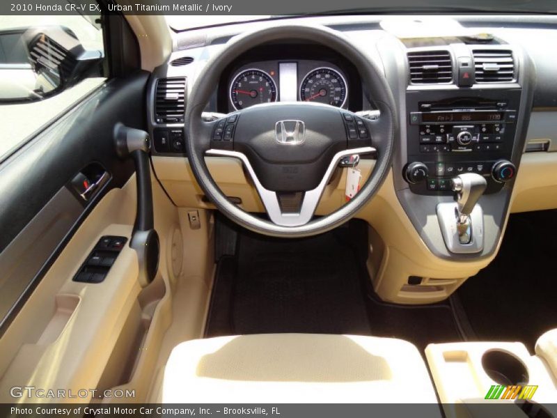 Urban Titanium Metallic / Ivory 2010 Honda CR-V EX