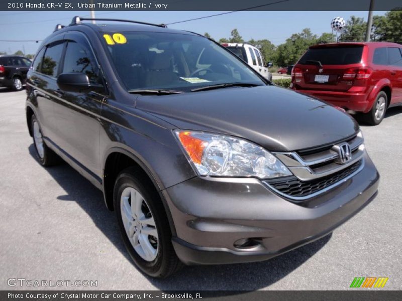 Urban Titanium Metallic / Ivory 2010 Honda CR-V EX