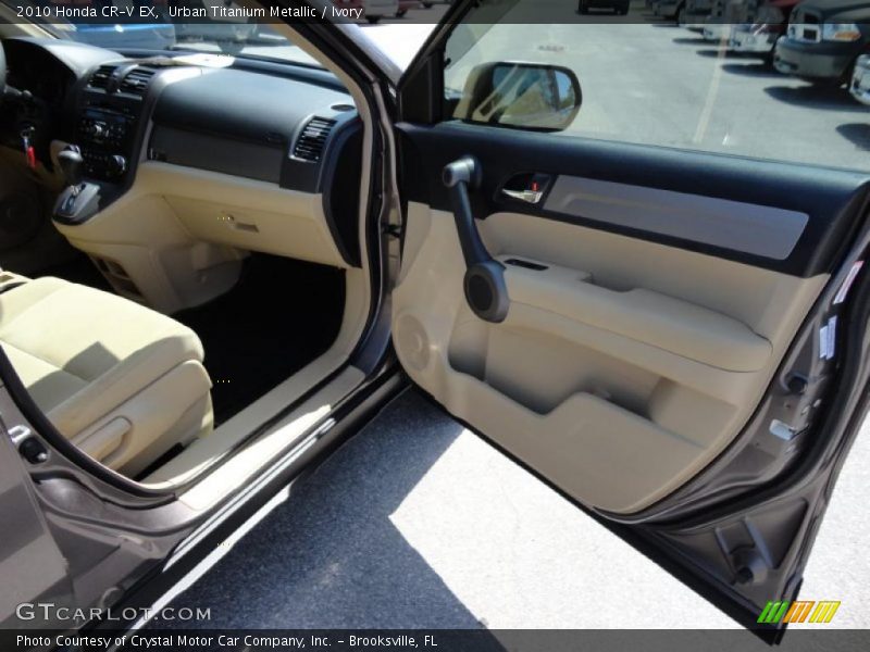 Urban Titanium Metallic / Ivory 2010 Honda CR-V EX