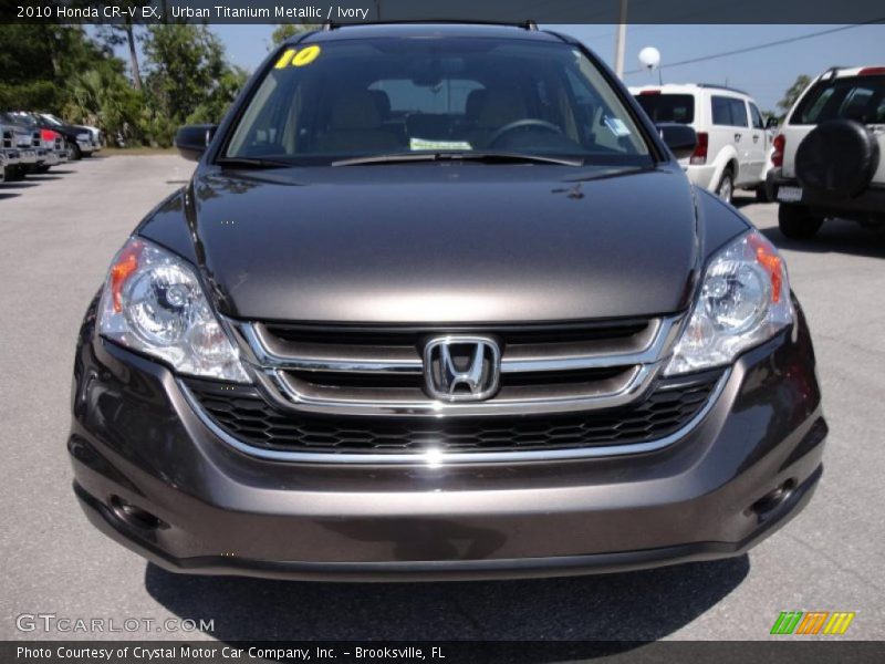 Urban Titanium Metallic / Ivory 2010 Honda CR-V EX