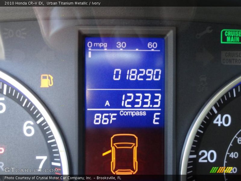 Urban Titanium Metallic / Ivory 2010 Honda CR-V EX