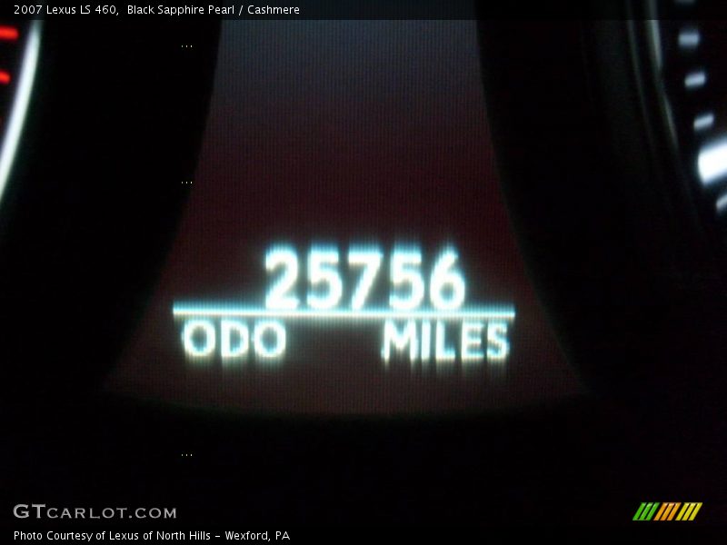Black Sapphire Pearl / Cashmere 2007 Lexus LS 460