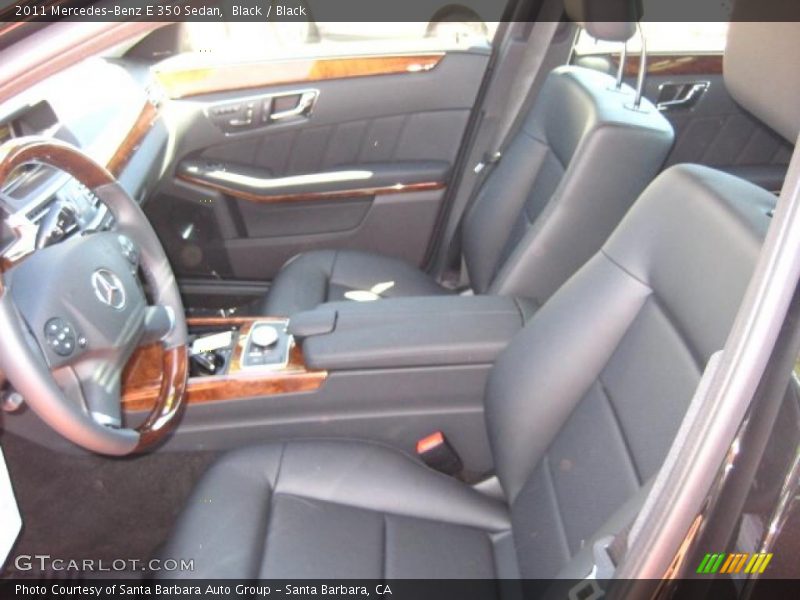 Black / Black 2011 Mercedes-Benz E 350 Sedan