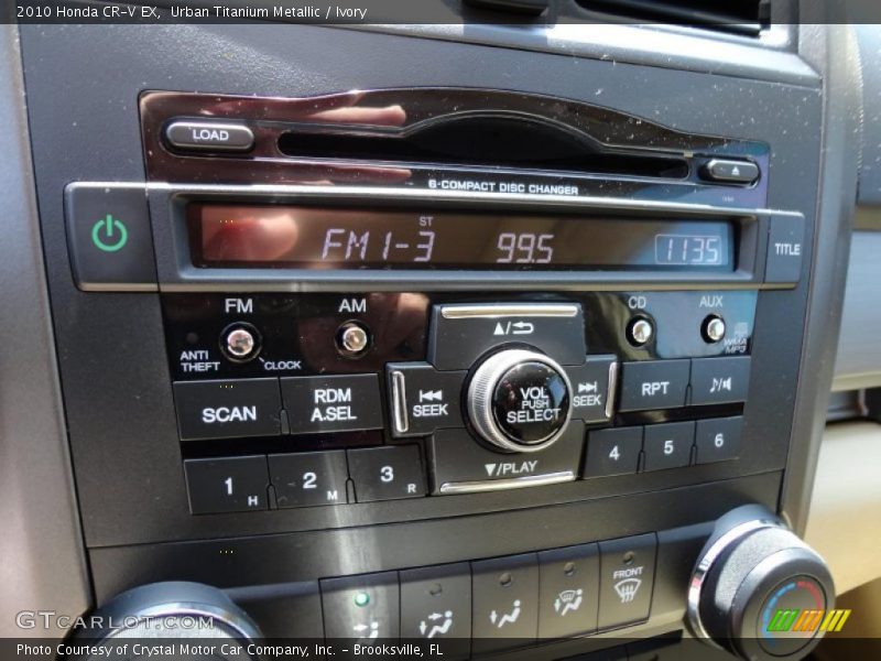 Urban Titanium Metallic / Ivory 2010 Honda CR-V EX