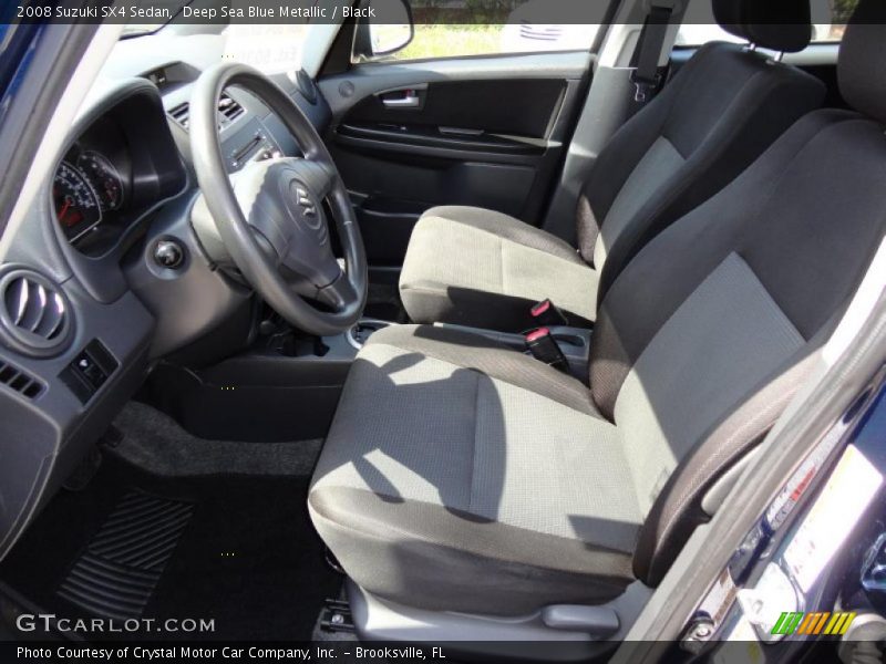 Deep Sea Blue Metallic / Black 2008 Suzuki SX4 Sedan