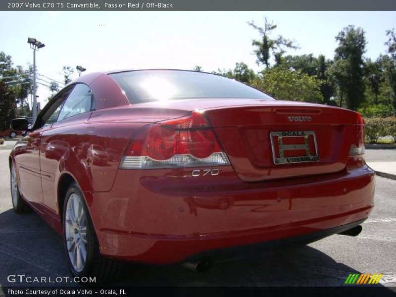 Passion Red / Off-Black 2007 Volvo C70 T5 Convertible