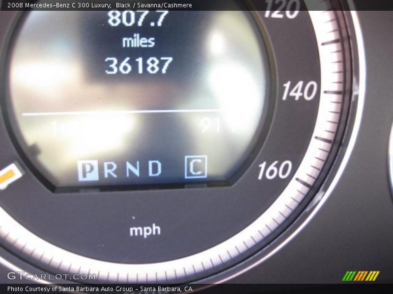 Black / Savanna/Cashmere 2008 Mercedes-Benz C 300 Luxury
