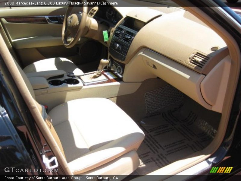 Black / Savanna/Cashmere 2008 Mercedes-Benz C 300 Luxury