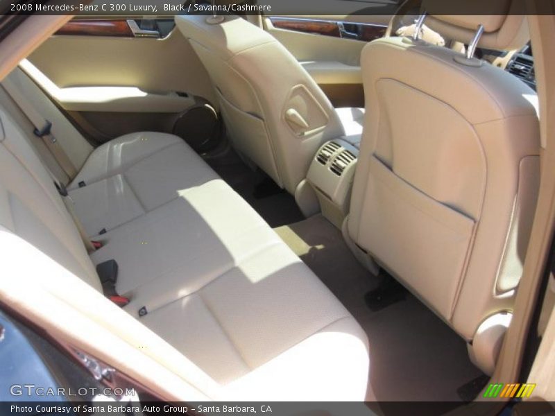 Black / Savanna/Cashmere 2008 Mercedes-Benz C 300 Luxury