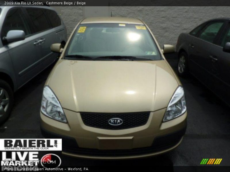 Cashmere Beige / Beige 2009 Kia Rio LX Sedan