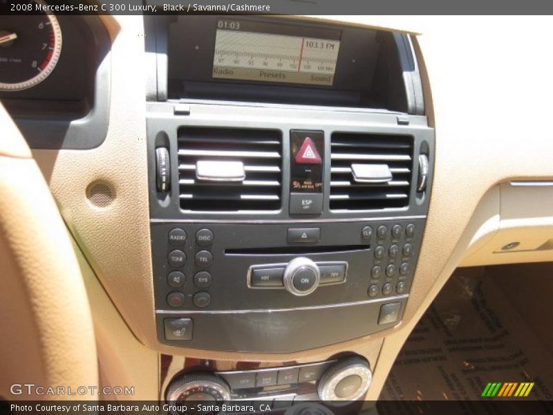 Black / Savanna/Cashmere 2008 Mercedes-Benz C 300 Luxury