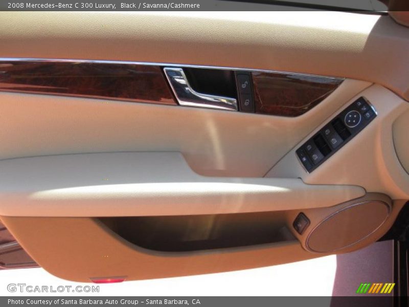 Black / Savanna/Cashmere 2008 Mercedes-Benz C 300 Luxury