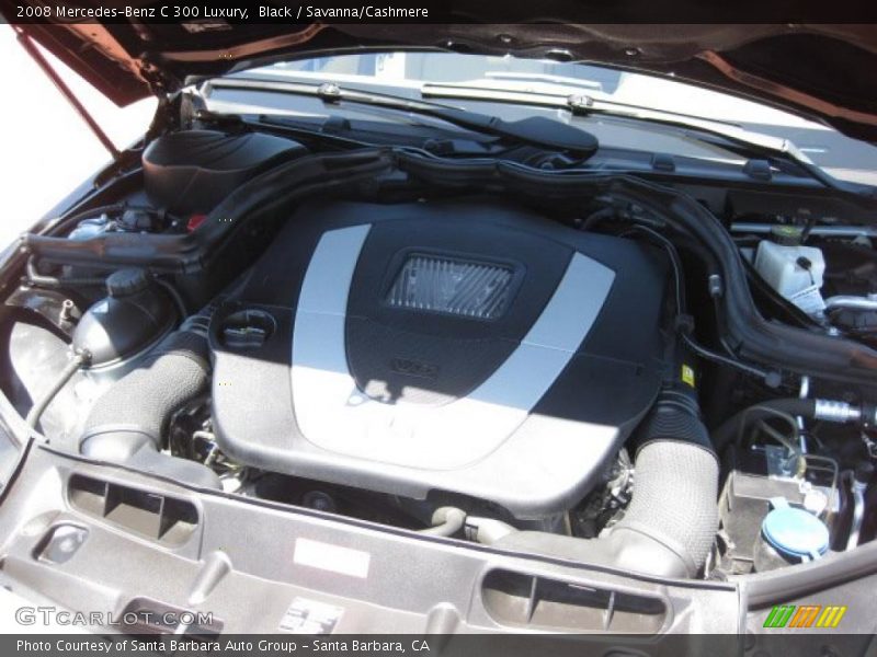 Black / Savanna/Cashmere 2008 Mercedes-Benz C 300 Luxury