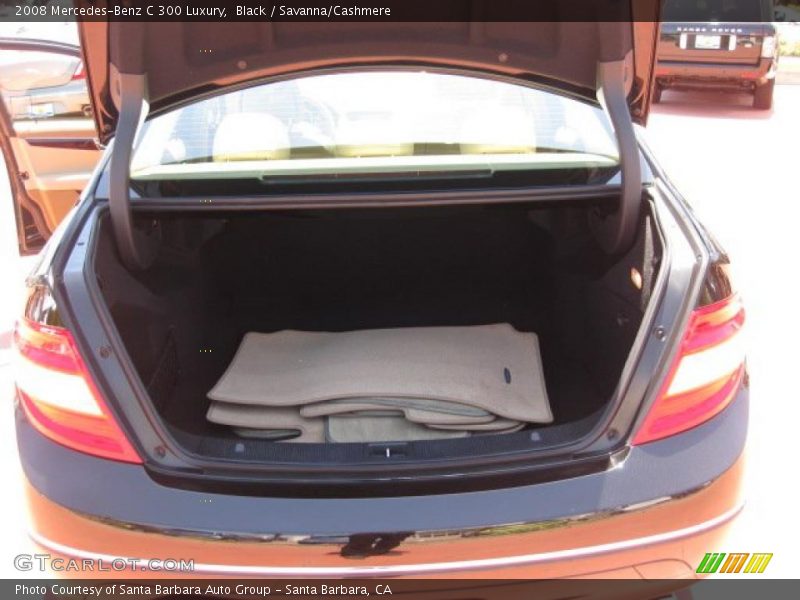 Black / Savanna/Cashmere 2008 Mercedes-Benz C 300 Luxury