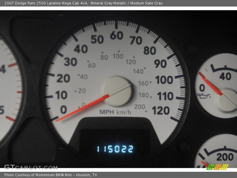 Mineral Gray Metallic / Medium Slate Gray 2007 Dodge Ram 2500 Laramie Mega Cab 4x4