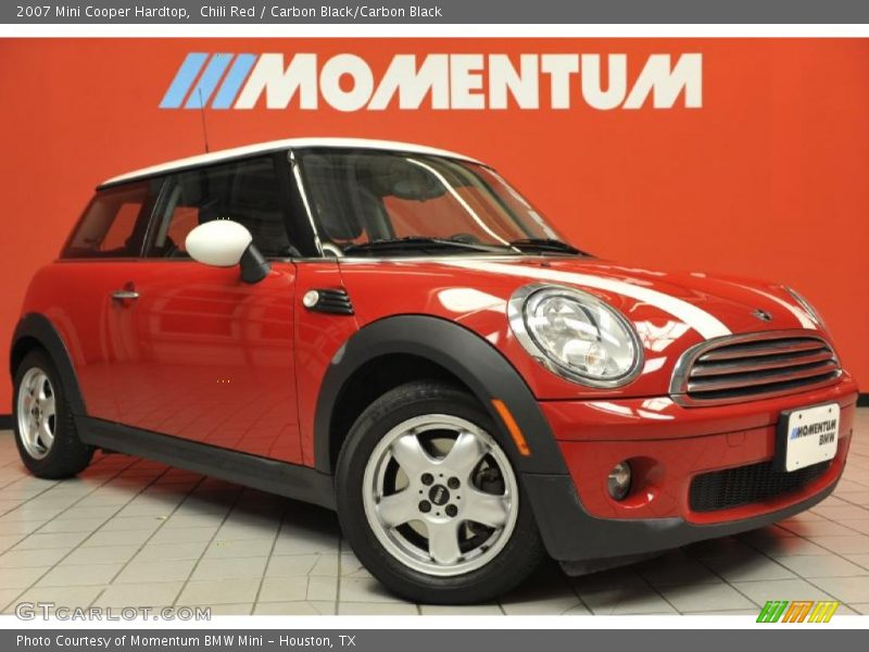 Chili Red / Carbon Black/Carbon Black 2007 Mini Cooper Hardtop